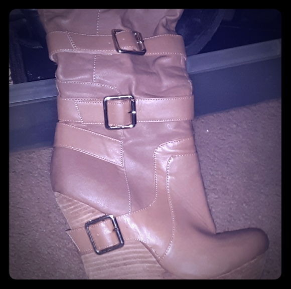 Victoria secret Collin Stewart knee high fur boots - Picture 1 of 1